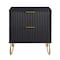 Manhattan Comfort DUMBO 2.0 Nightstand in Black NS002-BK - alternate 9